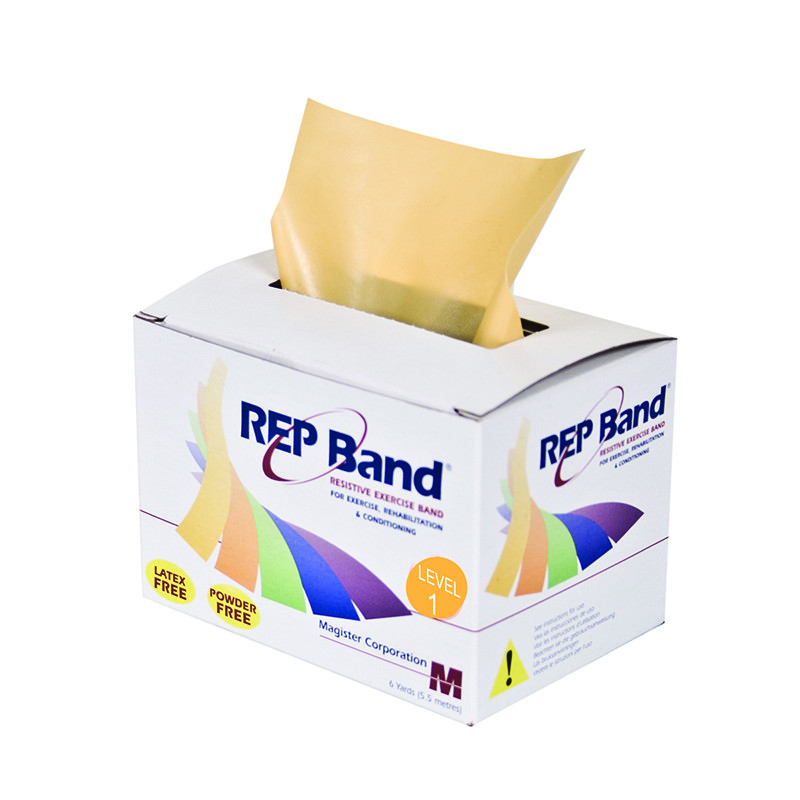 美國(guó)REP Band盒裝無(wú)乳膠彈力帶-漸進(jìn)式阻力訓(xùn)練帶