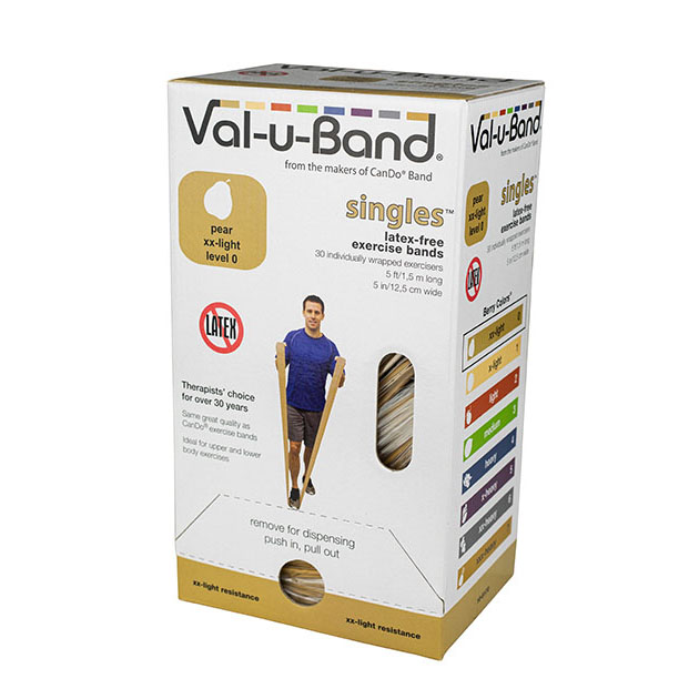 Val-u-Band盒裝無(wú)乳膠彈力帶-漸進(jìn)式阻力訓(xùn)練帶