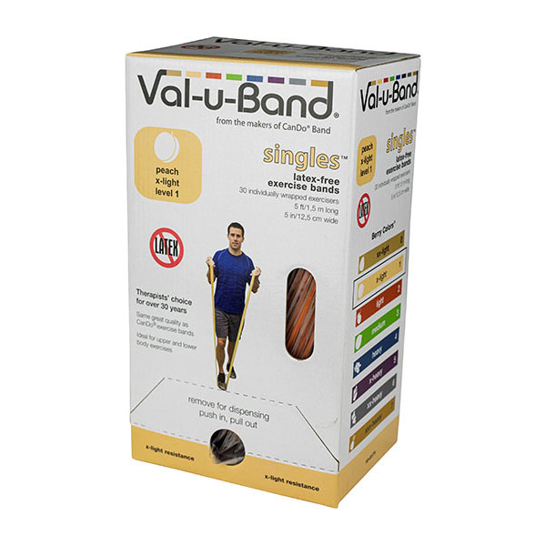 Val-u-Band盒裝無(wú)乳膠彈力帶-漸進(jìn)式阻力訓(xùn)練帶