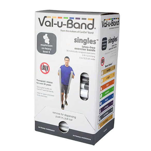 Val-u-Band盒裝無(wú)乳膠彈力帶-漸進(jìn)式阻力訓(xùn)練帶