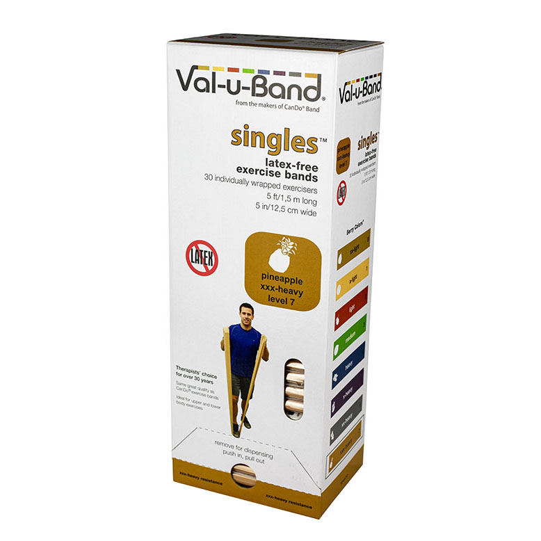Val-u-Band盒裝無(wú)乳膠彈力帶-漸進(jìn)式阻力訓(xùn)練帶