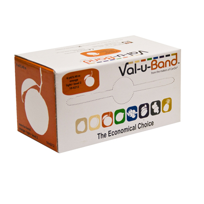 美國(guó)Val-u-Band盒裝低粉彈力帶-漸進(jìn)式阻力訓(xùn)練帶